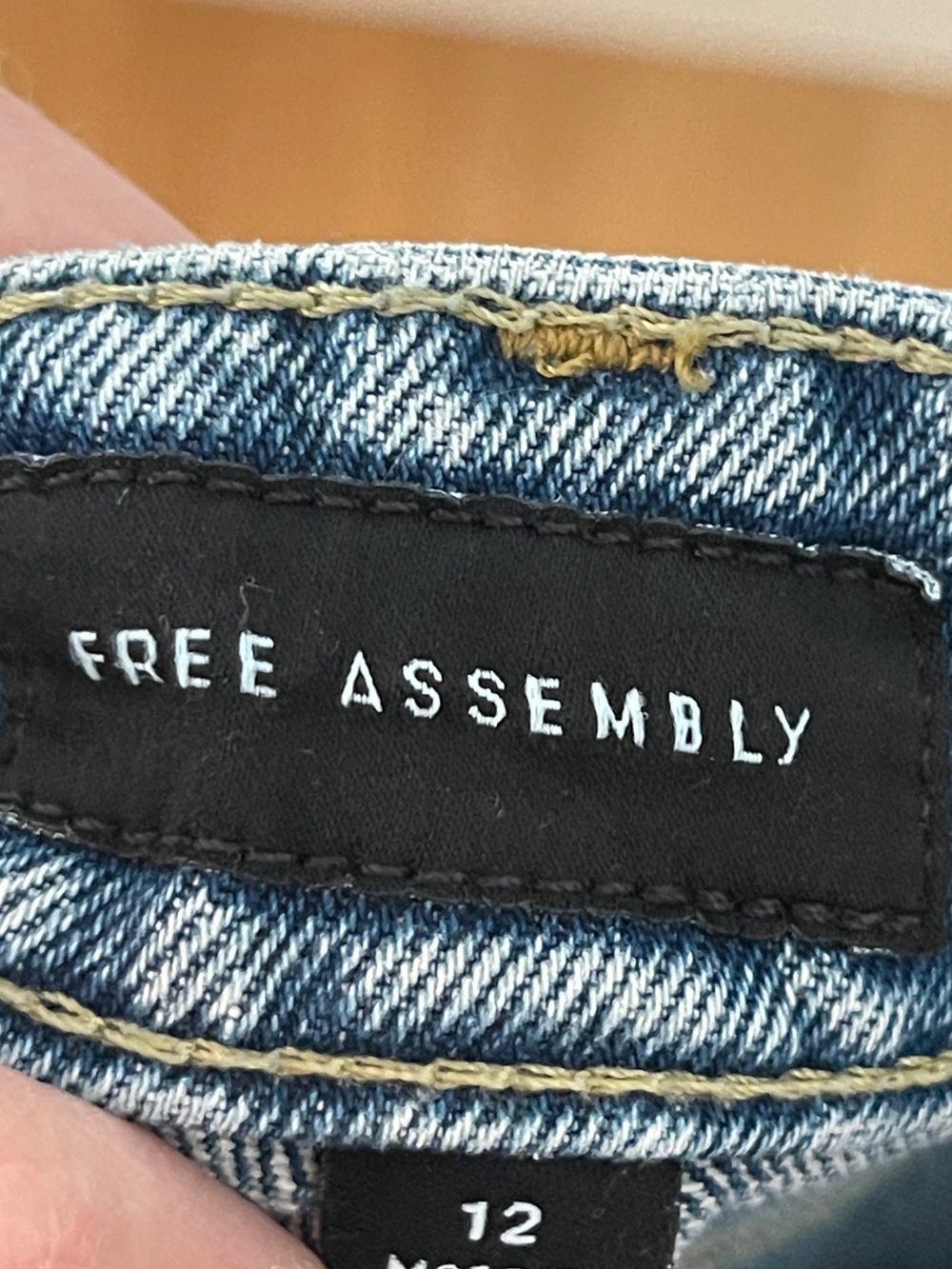 Free Assembly Women's Blue Denim Jeans - Classic Everyday Fit